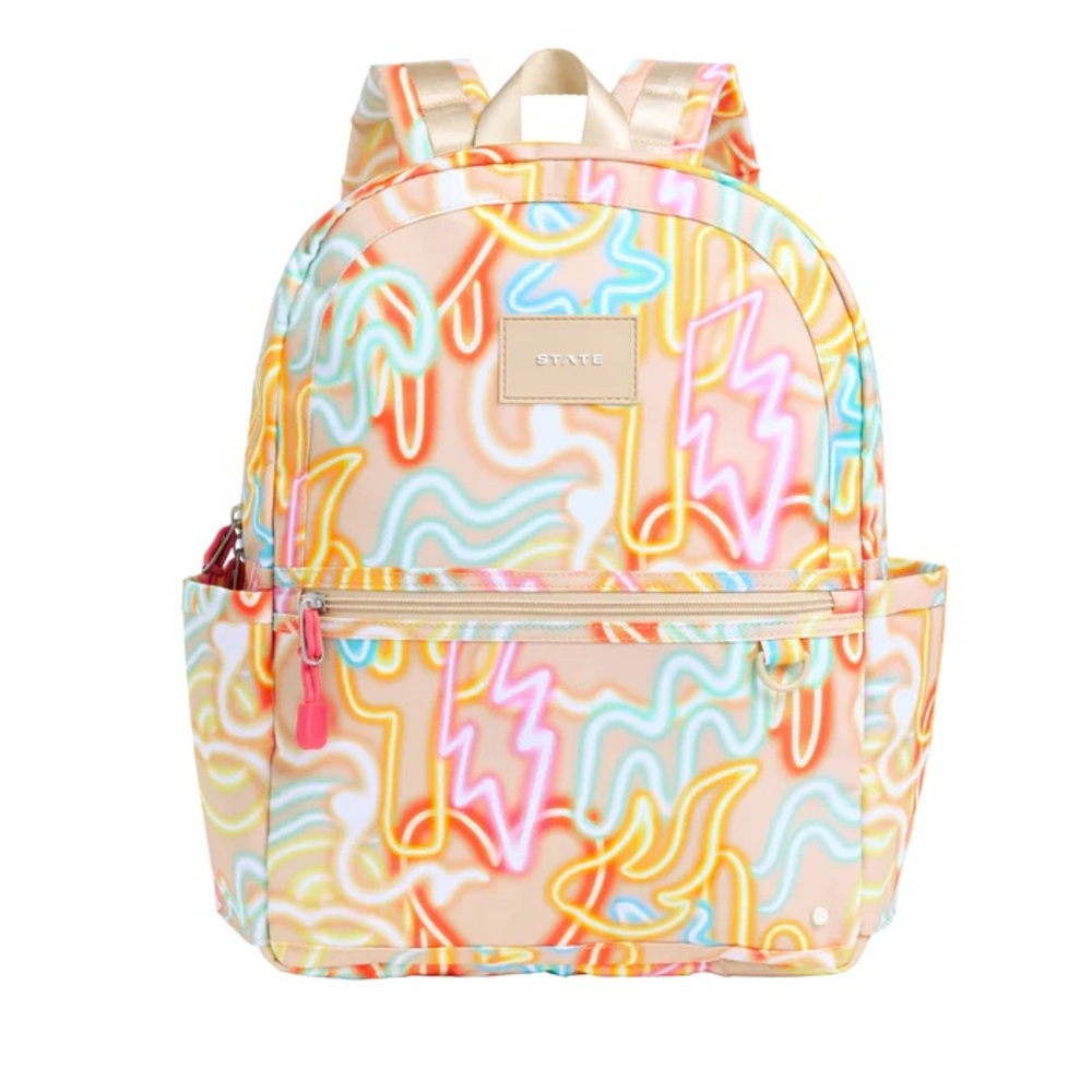 STATE Nylon Kane Kids Travel Oversized neon NWT